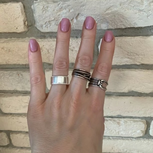 NEW Bohemian S925 Vintage Adjustable Antique Ring - Picture 5 of 9